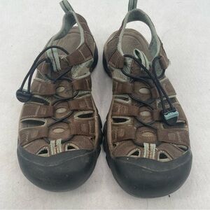 KEEN Women’s Newport H2 Brown/Blue Water Shoes Sandals size: 11